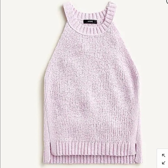 J. Crew Sweaters - J. Crew High Neck Sleeveless Sweater Tank Top Pale Pink Frosty Lavender Size S